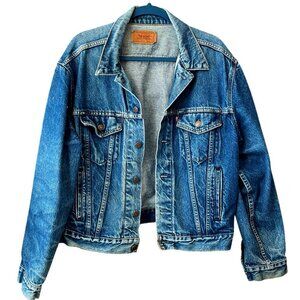 Vintage Levi’s Dad Jacket Trucker Denim USA Size 50